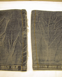 Original Denim Jean Alteration Finish